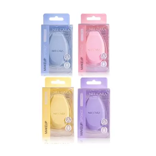 ♦️ของแท้·ส่งด่วน·ถูก♦️Nee Cara 2 Dual Purpose Colorful Sponge #N222 : neecara นีคาร่า ฟองน้ำ ทรงไข่ ตัดมุม x 1ชิ้น dayse