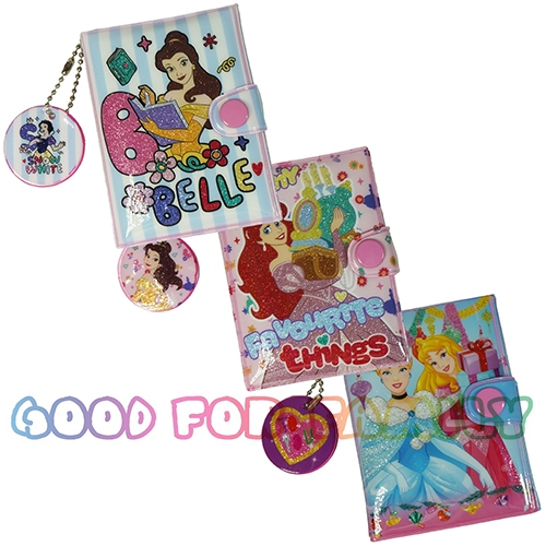 กระเป๋าสตางค์ princess Ariel Aurora Belle Cinderella Jasmine Rapunzel SnowWhite เจ้าหญิง สีชมพู