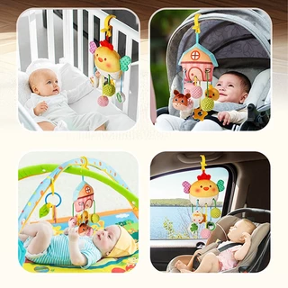 Babypartys โมบายเด็ก โมบายตุ๊กตารูปสัตว์ ของเล่นเด็ก กระดิ่งแขวนรถเข็นเด็ก แขวนบนเตียง สดใส น่ารัก