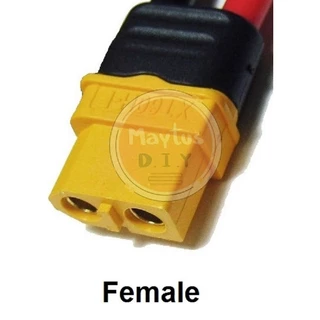 [[ส่งจากไทย]] XT60 Amass Plug with housing ,10awg Silicone Rubber Cable