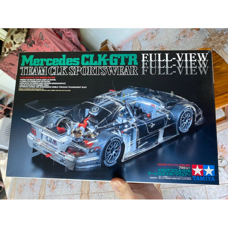 Tamiya 1/24 Mercedes CLK-GTR Full-View Team CLK Sportswear