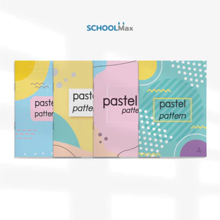 สมุดปกอ่อน รุ่น PASTEL PATTERN จำนวน 18 แผ่น คละแบบ ยี่ห้อ SAENGROONG / 1 โหล (12เล่ม)