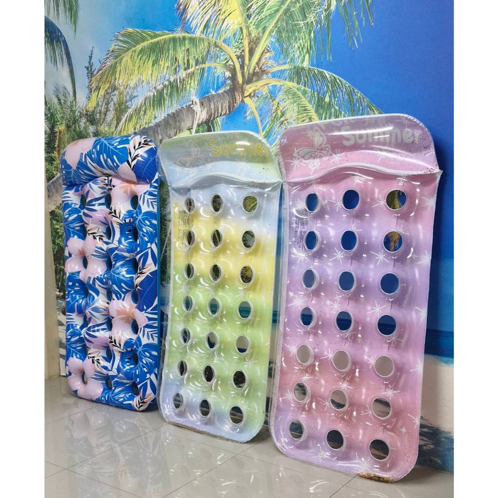 แพยางแบบหลุมมีกลิตตเตอร์ และลายใบไม้ A2240 A2241