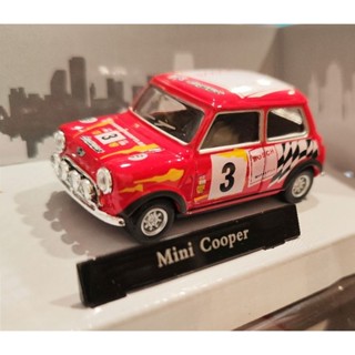 โมเดลรถเหล็ก Mini Cooper scale 1/43 รถยาว 7 ซม. มีกล่อง
