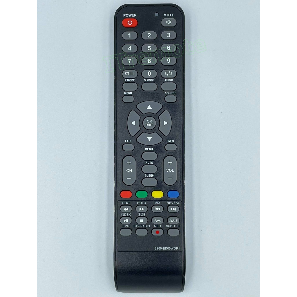 รีโมททีวี  Worldtech รุ่น WOR1