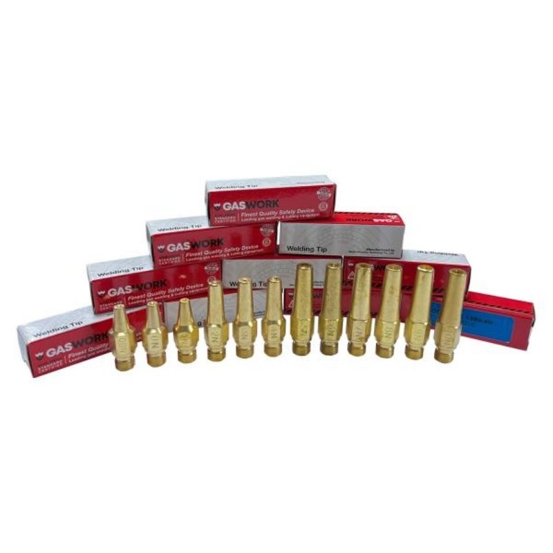 นมหนูหัวเชื่อมแก๊ส GASWORK 1390N (LPG)นมหนูหัวเชื่อมแก๊ส GASWORK 1390N (LPG) แก๊สโพเพน มีขนาดตั้งแต่เบอร์ 00N-10N