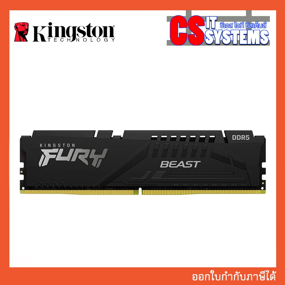 RAM DDR5 16GB (16GBx1) 5600Mhz KINGSTON FURY BEAST (KF556C40BB-16)