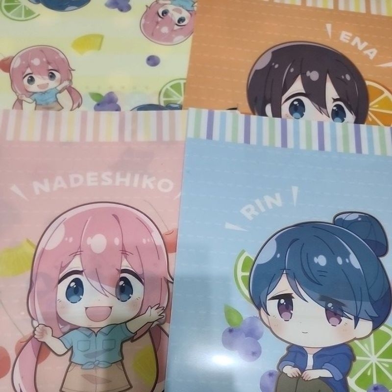 【Yuru Camp】แฟ้ม A4￤แคมป์สบายสไตล์สาว ๆ