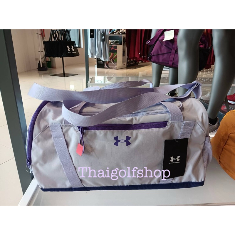 Under Armour Polyester Travel Bag Regular Women's Gray & Pink 1376453-289