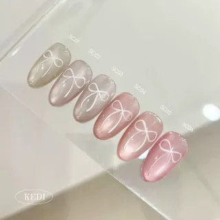ยกชาร์ต KEDI Sweet Cat Eye 15ml สีเจลแคทอาย สีแคทอายสุขภาพดี หวานละมุน