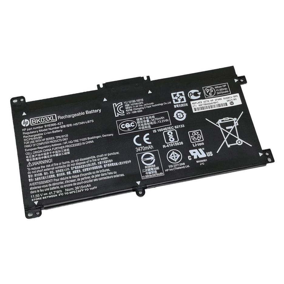 Battery N/B HP Pavilion X360 14-BA Series (BK03XL)