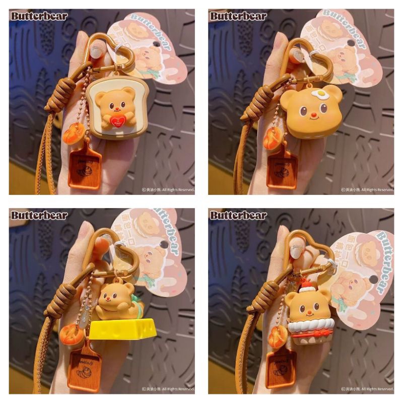 พวงกุญแจหมี BUTTERBEAR สินค้าลิขสิทธิ์แท้💯💯💯  สินค้าสวย  สินค้ายอดฮิต ราคา 139 บาท