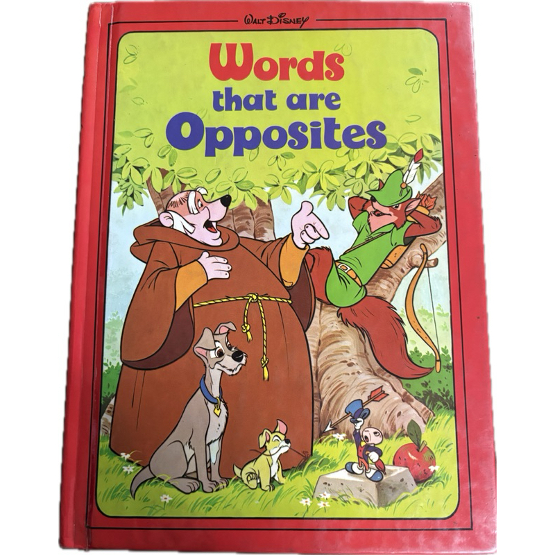 หนังสือ Disney Words Words Words โดย Grolier : Words that are Opposites (หนังสือมือสองคุณภาพดี)