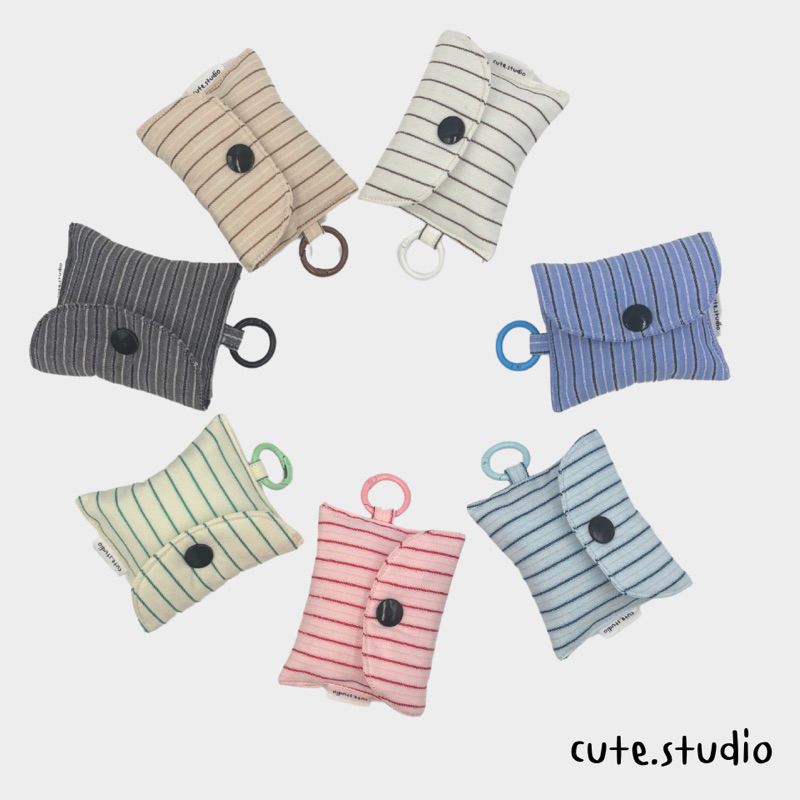 cute.studio•กระเป๋าใส่ airpods (ใส่ได้ทุกรุ่น) ใส่หูฟัง มีห่วงห้อย บุใยสปริง กันกระแทกได้ระดับนึง