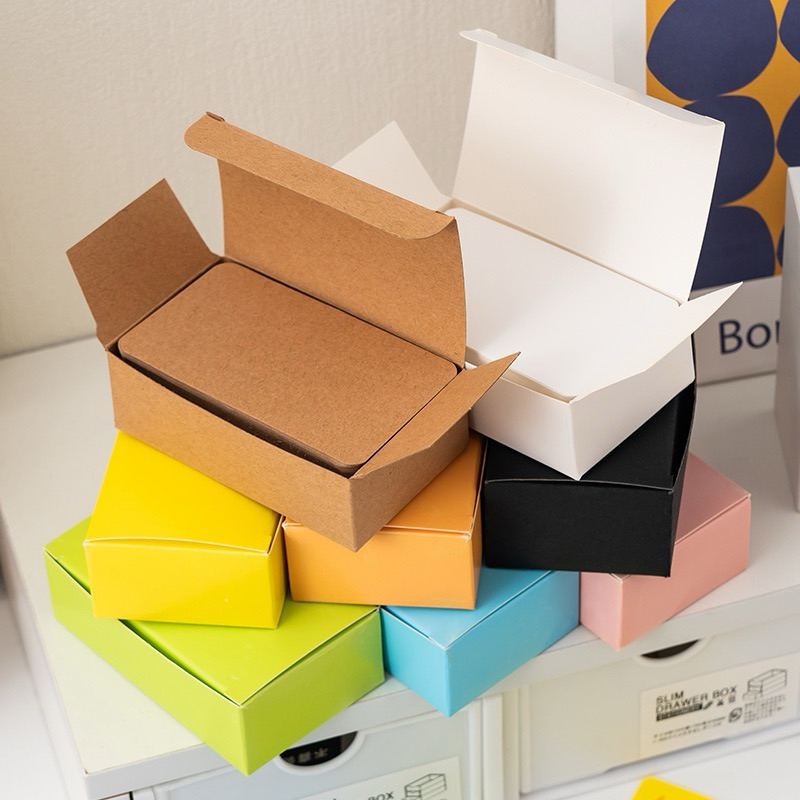 <พร้อมส่ง> โน๊ตจดศัพท์  Paper Card 100แผ่น | 6 สี | 9*5.2cm 240แกรม กระดาษสี บัตรคำ กระดาษการ์ด โน๊ตกล่อง สมุดโน๊ต