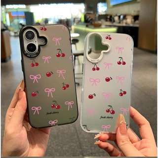 เชอร์รี่สดโบว์คอนท์ซอฟท์ เคสVIVO Y20 Y20s Y12s Y12A Y15s Y15A Y01 Y21 Y21T T1X Y33S Y33T Y17s Y28 Y16 Y02s Y56 Y91C Y1s