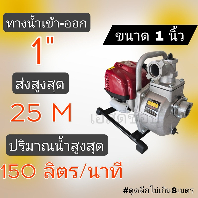 ปั้มน้ำหูหิ้ว ติดเครื่องยนต์ 4 จังหวะ ท่อน้ำเข้าออก 1.5 และ 1 นิ้ว ไทมินฮัน - รูปที่ 6