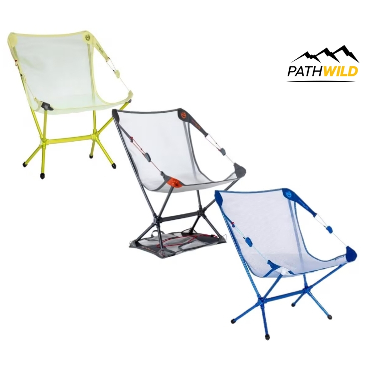 NEMO MOONLITE ELITE RECLINING CAMP CHAIR  เก้าอี้พกพา น้ำหนักเบา เนื้อผ้าตาข่ายโปร่ง จัดเก็บได้เล็ก 