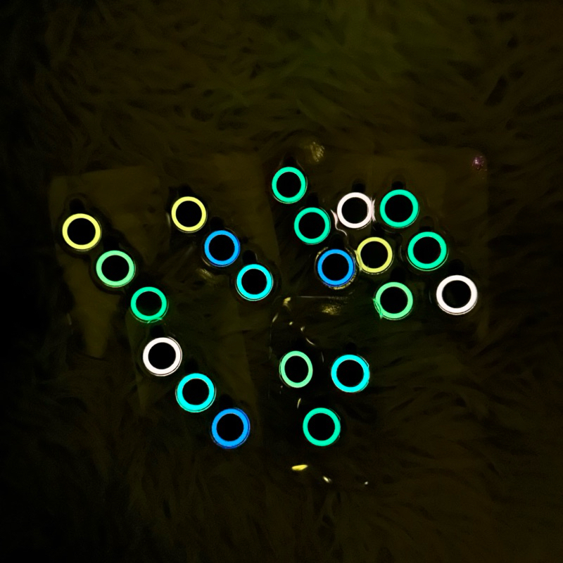 ฟิล์มเลนกล้อง เรืองแสงคละสี （luminous）สำหรับไอโฟน11 11Pro 11Promax 12 12mini 12Pro 12promax 13 13mini 13Pro 13Promax - รูปที่ 3