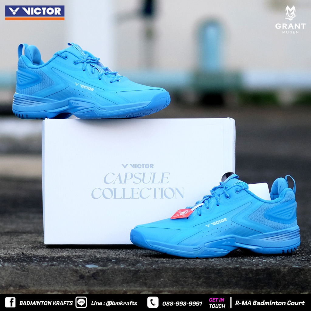 รองเท้าแบดมินตัน Victor Capsule Collection (Iceberg Blue)