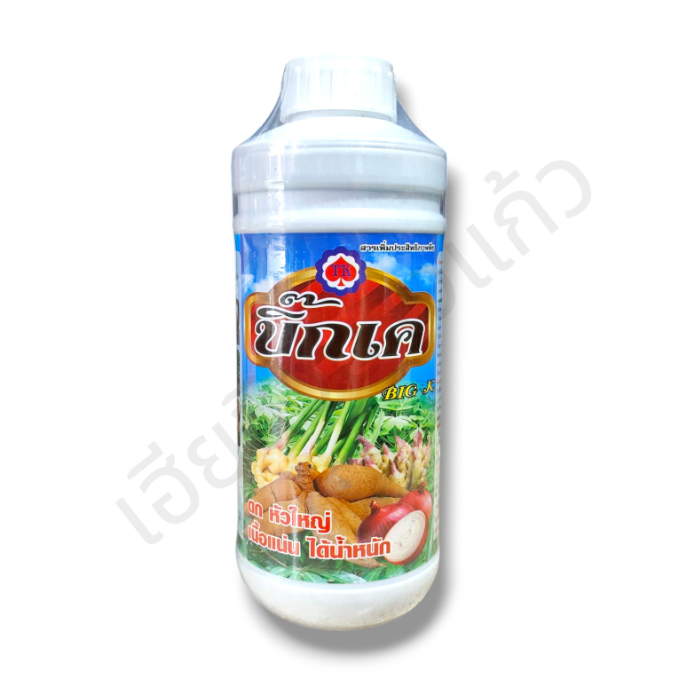 ฮอร์โมนพืช บิ๊กเค Big K 1 ลิตร กระตุ้นพืชลงหัว เพิ่มแป้ง เพิ่มน้ำหนัก