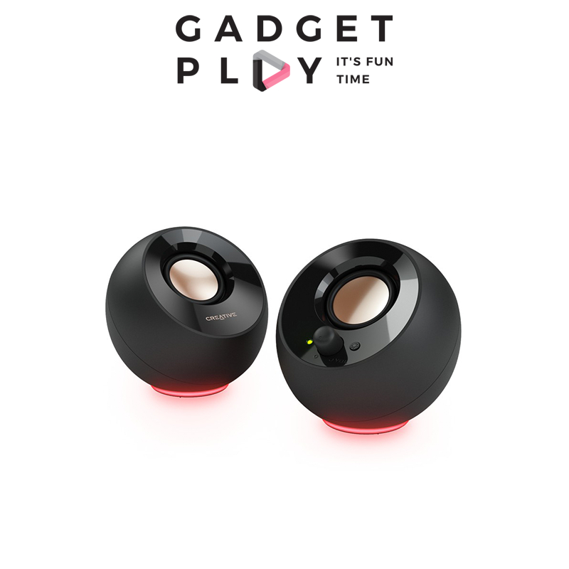 [กรุงเทพฯ ด่วน 1 ชั่วโมง] Creative Pebble SE 2.0 ลำโพง PC แบบ USB-C พร้อมไฟ RGB