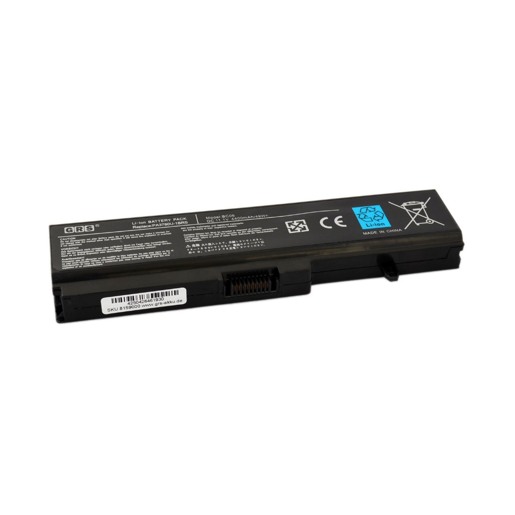 Battery Toshiba T130 Series PA3780U-1BRS : 11.1V-4400mAh Black (CBB)