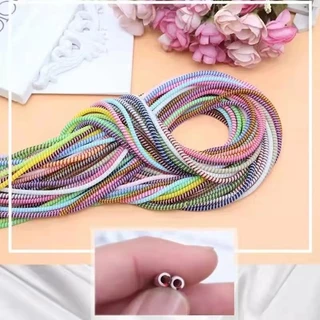 สายพัน สีด้าน/ลาย ( สุ่ม ) ตัวถนอมสายชาร์จ ยาว1.4เมตร เกลียวง่าย กันหักได้ดี ช่วยให้ใช้งานได้นานขึ้น