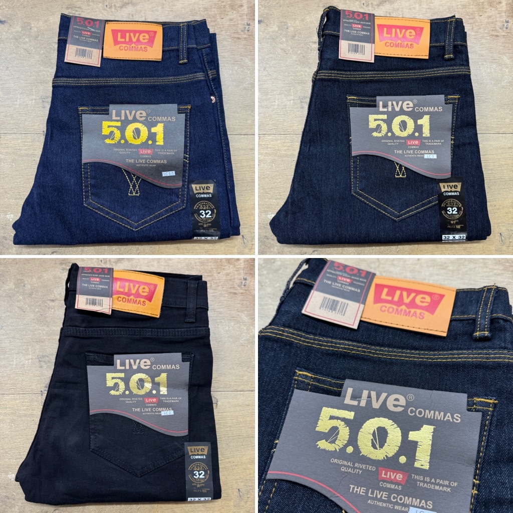กางเกงยีนส์ขากระบอกเล็ก LIVE commas ไซส์ 28-36