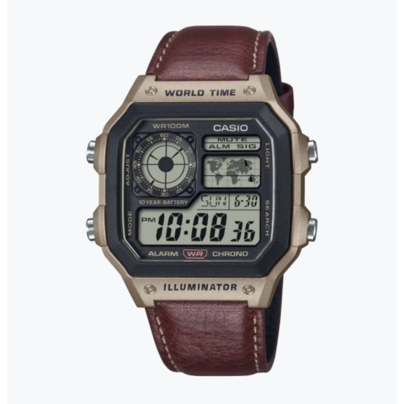 CASIO นาฬิกาข้อมือ ของแท้ รุ่น AE-1200WHL-5AVDF