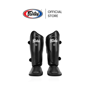 Fairtex สนับแข้ง SP9 สนับแข้งมวยไทยหนังสังเคราะห์ ปรับกระชับได้ ปกป้องดี เคลื่อนไหวอิสระ ใส่สบาย | Shin Pads Muay Thai