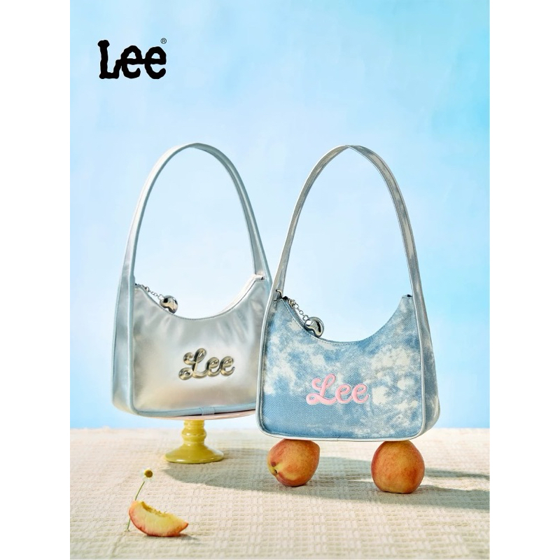 [พรีออเดอร์] กระเป๋า lee กระเป๋าสะพายไหล่ shoulder bag กระเป๋าน่ารัก กระเป๋าแฟชั่นผ้ายีนส์ และหนัง P
