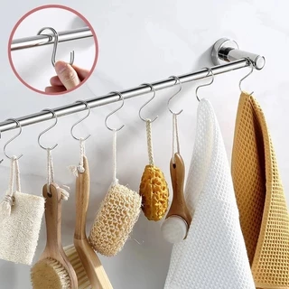[พร้อมส่ง] ตะขอแขวน ตะขอตัวs คุณภาพดี รูปตัว S ตะขอแขวนในครัว แข็งแรง ไม่เป็นสนิม ตะขอสแตนเลส ราคา/3ชิ้น