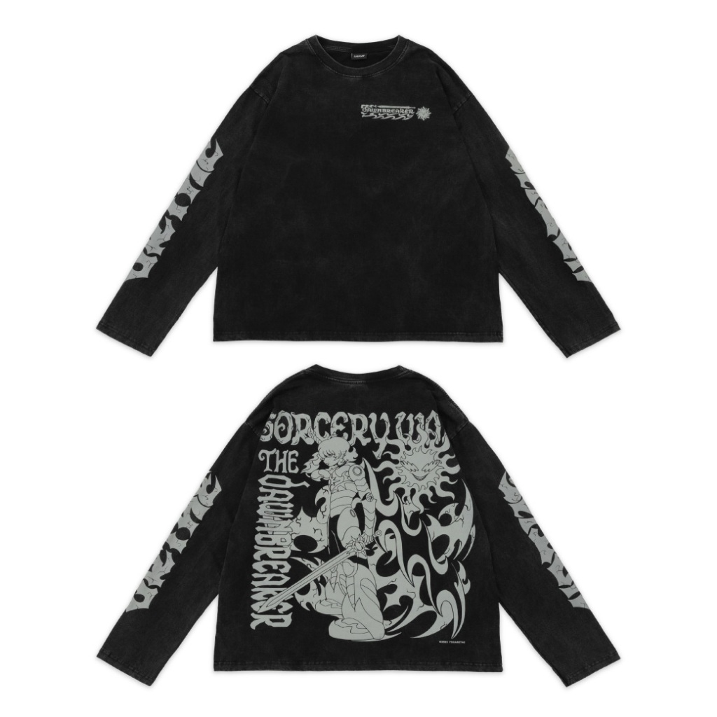 URTHE - เสื้อยืด แขนยาว Oversize รุ่น THE DAWNBREAKER