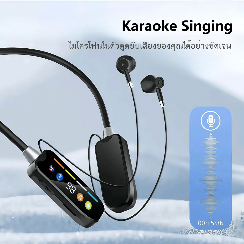 UIDEAL หูฟังบลูทูธ หูฟังไร้สาย หูฟัง type c เสียงเบส หูฟังอินเอียร์บลูทูธ ไร้สาย ร้องเพลงด้วยอินเอียร์มอนิเตอร์ U070