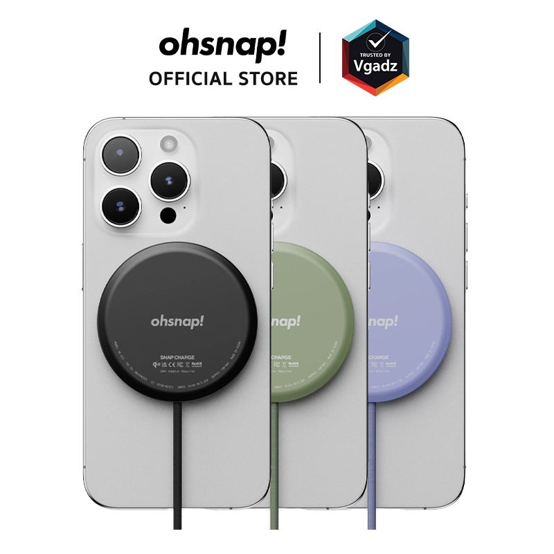 ohsnap! - แท่นชาร์จไร้สาย รุ่น Snap Charge Qi2