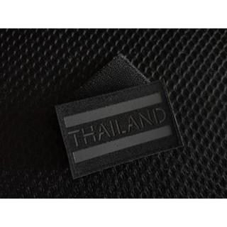 ธงชาติ Thailand ดำล้วนสะท้อนแสง ผ้ากันน้ำขนาด 5*8 cm ตัดด้วย…