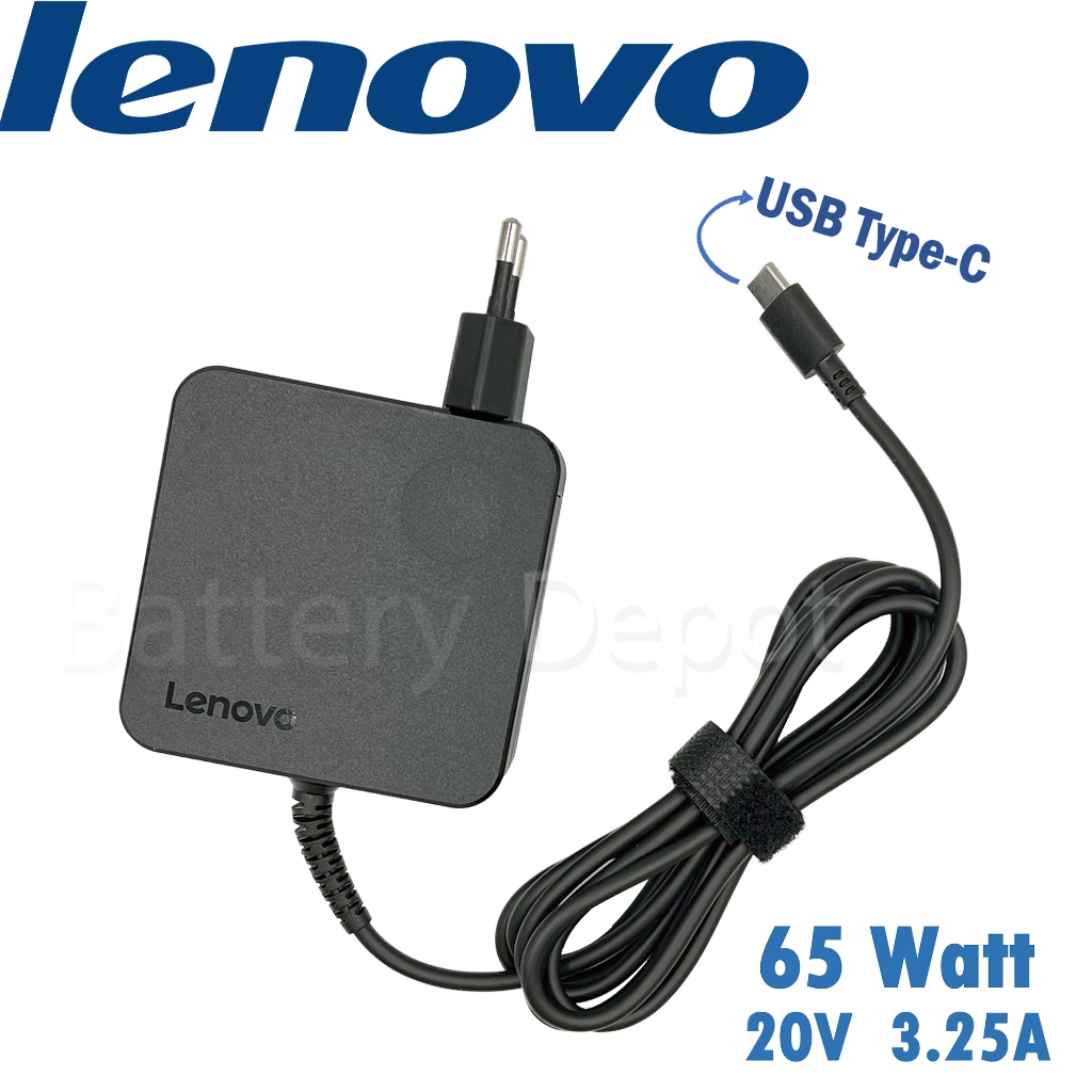 รุ่นใหม่ Lenovo Adapter ของแท้ 20V/3.25A 65W หัว USB Type-C สายชาร์จ Lenovo ThinkPad T14 Gen1 อะแดปเตอร์