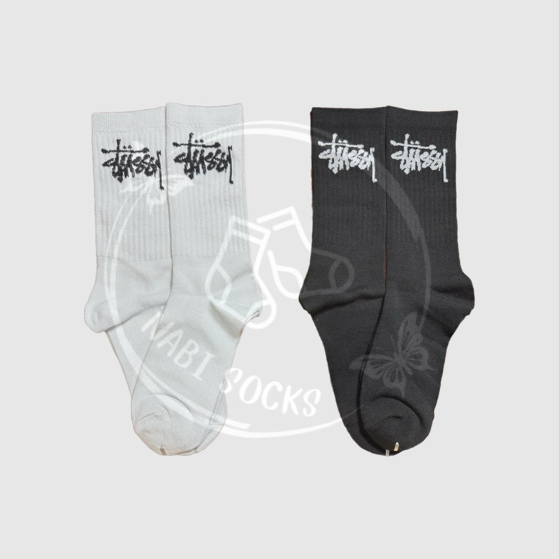 ถุงเท้าสตรีทแฟชั่น สตุดซี่ (ข้อยาวครึ่งแข้ง) FREESIZE