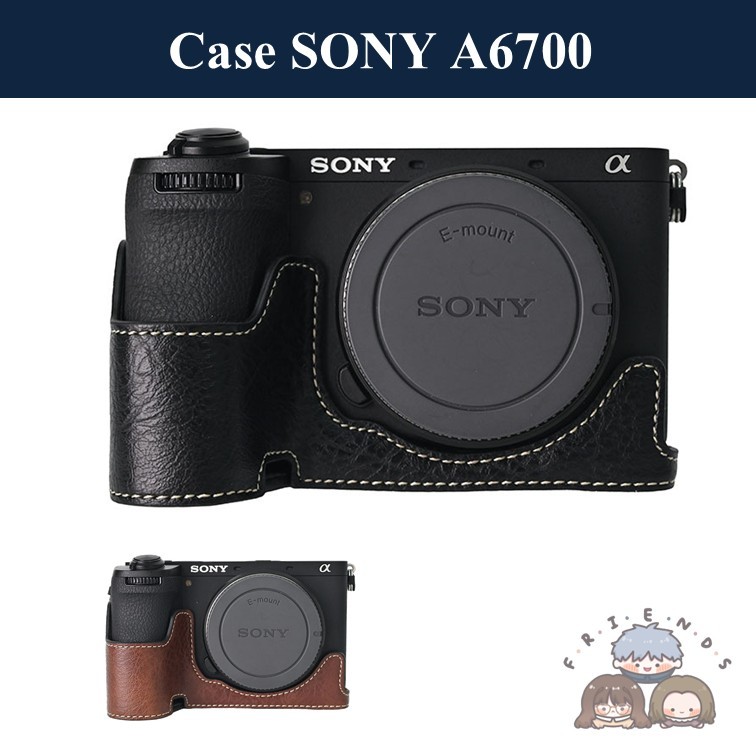 Case สำหรับ SONY A6700 / เคส SONY A6700 Case / SONY A6700 Half Case / Sony A6700 PU Case )
