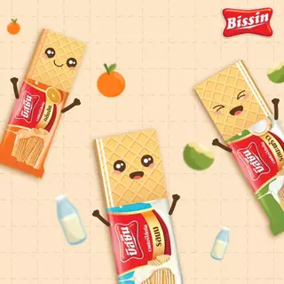 ยกแพ็ค บิสชิน เวเฟอร์ 5บาท 12ชิ้น มะพร้าว สตอเบอร์รี่ ช็อคโกแลต นม บลูเบอร์รี่ กรอบ อร่อย หวาน ขนม