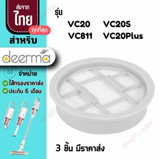 VC20s  filter ไส้กรอง Deerma ไส้กรองเครื่องดูดฝุ่น VC20 VC20…