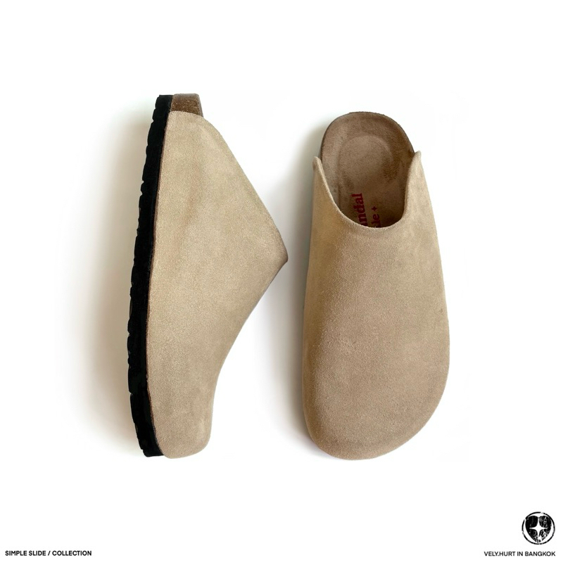 รองเท้าหนัง Vely.Hurt Simple Slide