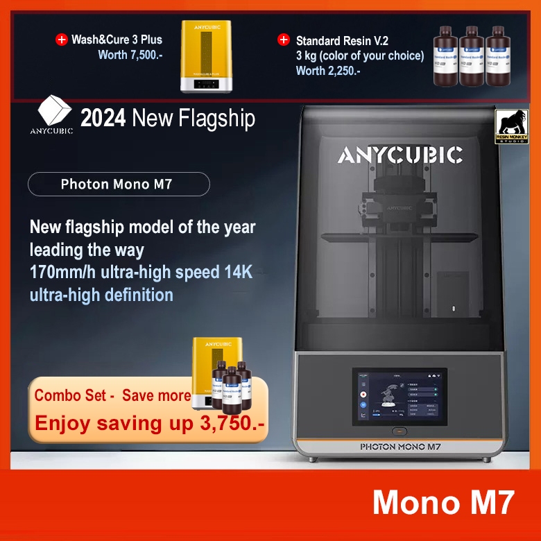 Anycubic Photon M7 14K - Anycubic Photon Mono M7 14K + Wash & Cure 3 Plus