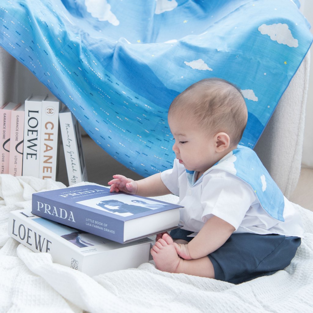 Baby and Co. Painting Collection Shirt and Pant เซ็ตกะลาสีคอปกพร้อมกางเกงขาสั้น