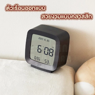 【VINIMALL คุณภาพดี】นาฬิกาตั้งโต๊ะดิจิตอล พร้อมไฟ LED วัดอุณหภูมิได้ แสดงเวลา วันที่ เดือน สัปดาห์ LED E87 GE GR