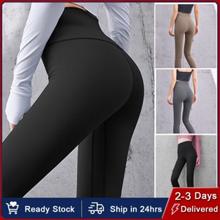 อัพเกรดใหม่ ยืดดีกว่าเดิม กางเกงโยคะขายาว กางเกงเลกกิ้ง ออกก…