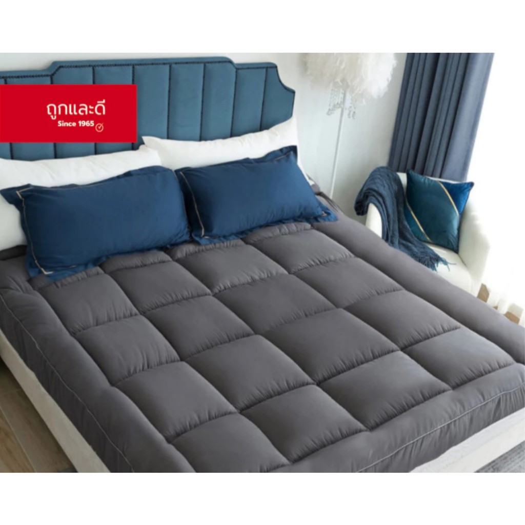 ท็อปเปอร์ใยหนา 6นิ้ว Took Lae Dee (ถึงมือลูกค้า 3-4นิ้ว) 3.5ฟุต/5ฟุต/6ฟุต ท็อปเปอร์ Topper นุ่มนอนสบาย สุดคุ้ม