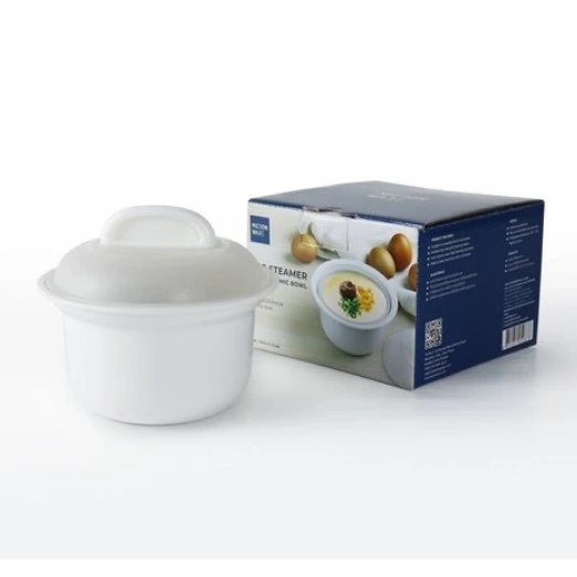 Micronware5087 ชามสำหรับอุ่นอาหารในไมโครเวฟ ปราศจากสารก่อมะเร็ง (BPA Free) ความจุ 300 มล.ไข่ตุ๋นเล็ก