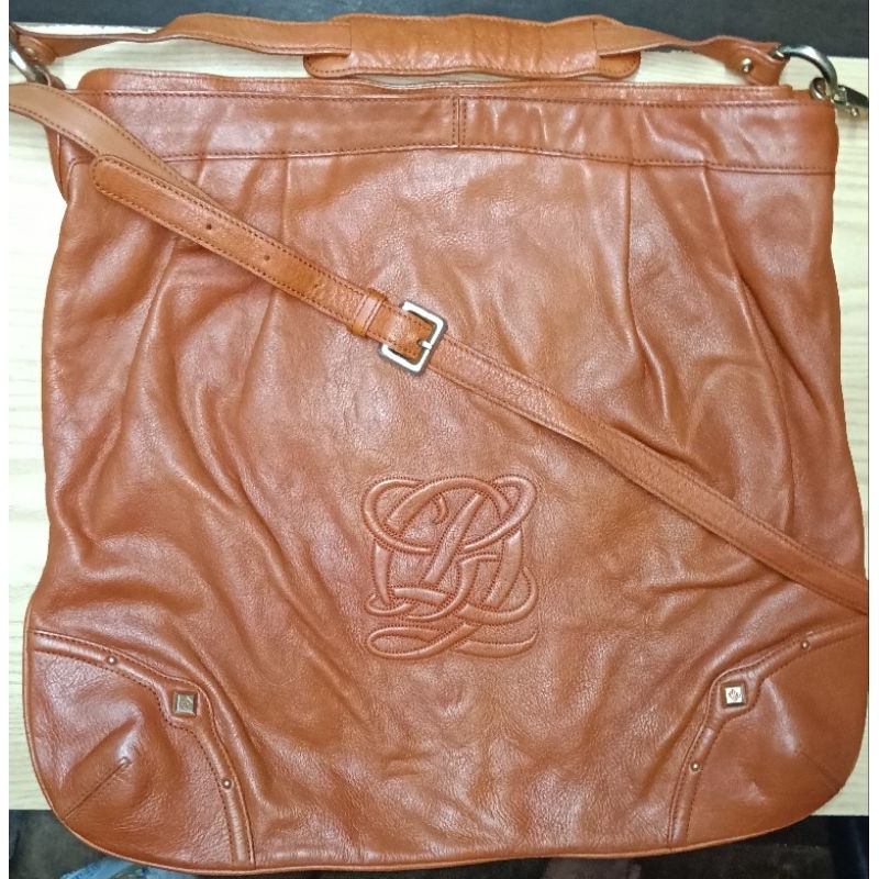 กระเป๋ามือสอง Louis Quatorze สีน้ำตาลส้ม พร้อมส่ง